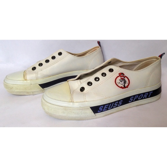 Dr Seuss Other - VTG Dr Seuss Sport Sneakers Size 7.5M Leather